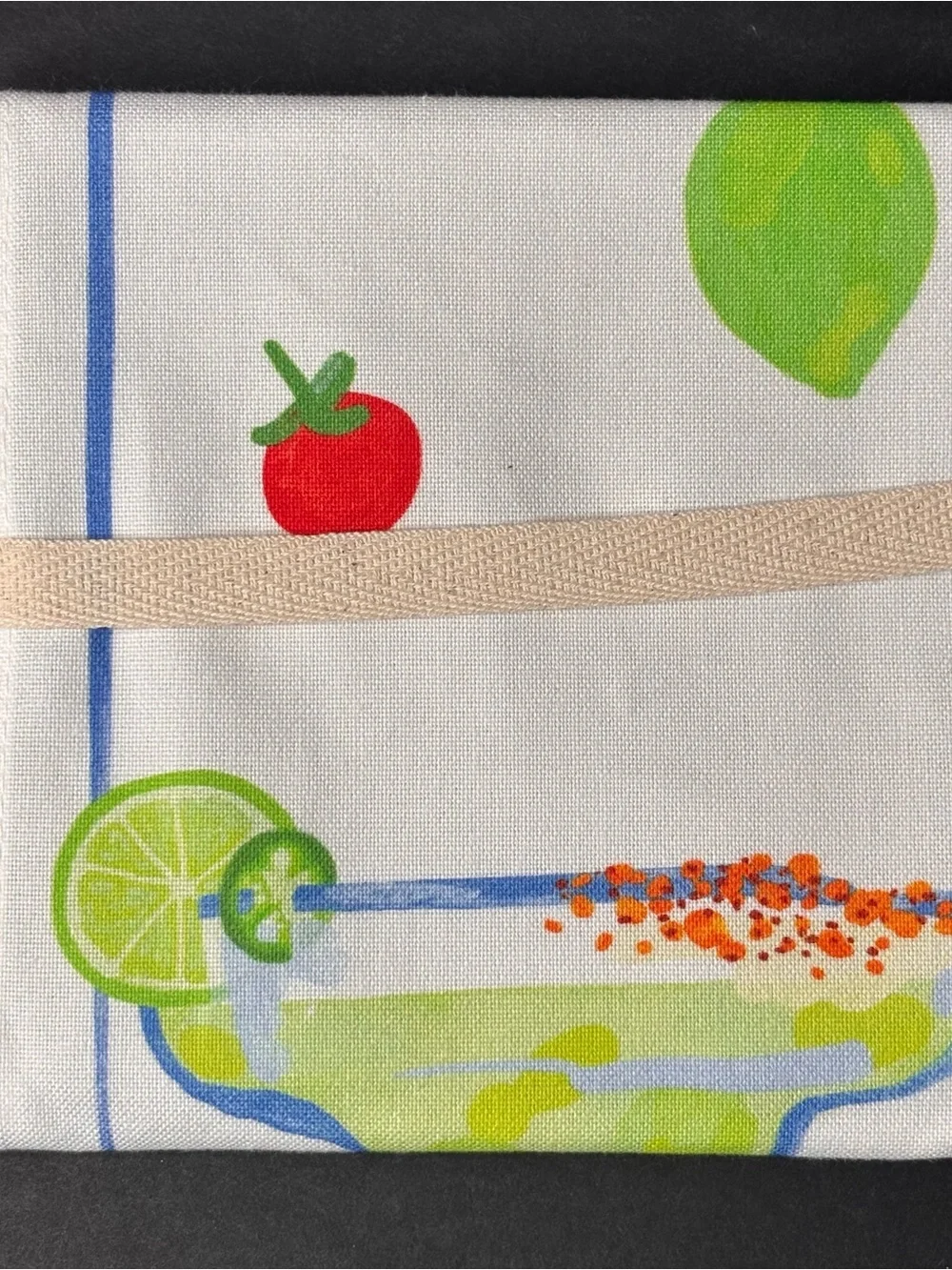 Anthropologie Spicy Margs Bar Dish Towel NWT 12x24